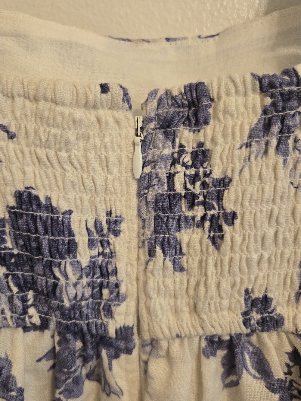 Abercrombie & Fitch Mini Dress Skorts Lining Linen Cotton Floral Medium Petite - Picture 7 of 14